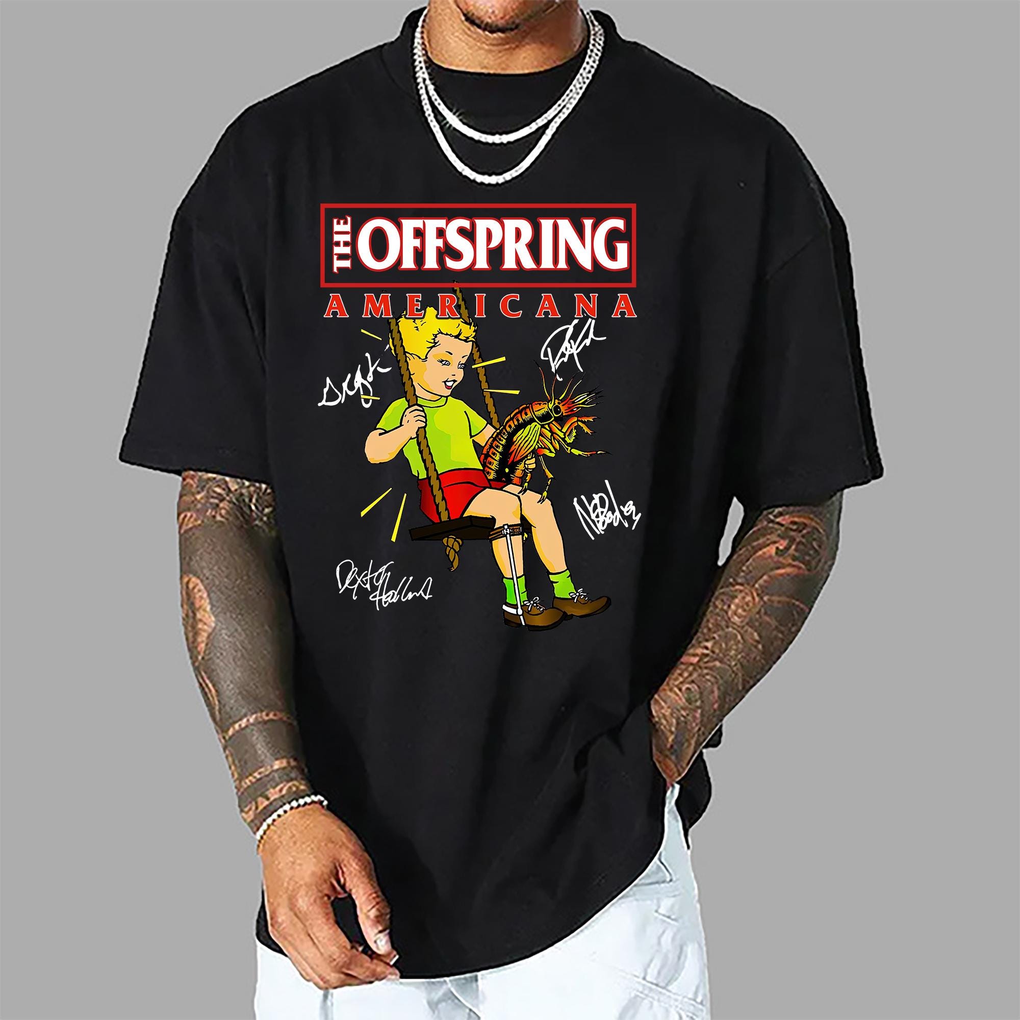 THE OFFSPRING Tシャツ レッド 90s THE OFFSPRING Tシャツ レッド 90s