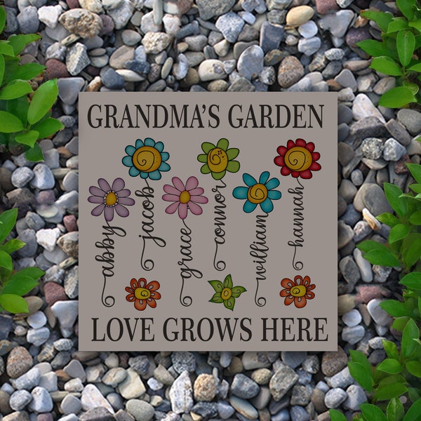 Garden Memorials, Personalized Garden Marker