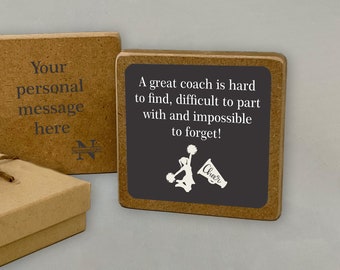 Coach Gift "A Great Coach Is Hard To Find..." Custom End of Season Gifts, Gift For Coach, Personalized Coach Gifts Select Sport