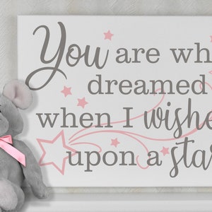 Princess Nursery Decor, Inspirational Signs for Baby Girl's Room