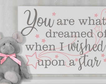 Princess Nursery Decor, Inspirational Signs for Baby Girl's Room