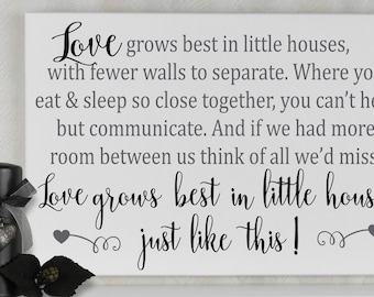 Tiny House Sign Etsy