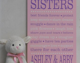 twin sisters art etsy