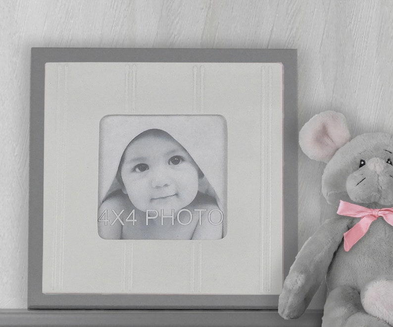 Pink Square Picture Frame Baby Girl Picture Frame Pink Etsy