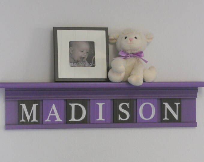 Unique Baby Gifts Custom Gift Baby Girl Brown Purple Etsy