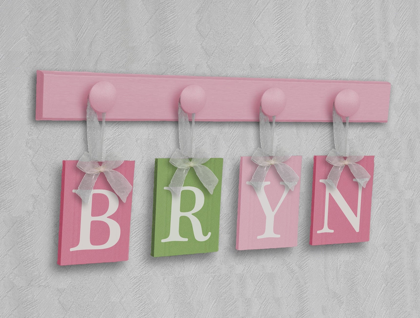Baby Name Sign Gifts Girls Room Wall Decor Personalized Etsy