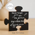 Personalized Puzzle Piece: Gifts for Boss, Mentor Thank You, Farewell Coworker Keepsake