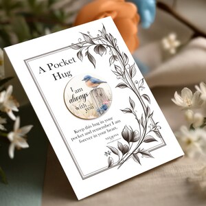 Memorial Pocket Hug Token: Sympathy Gift, Loss of Loved One