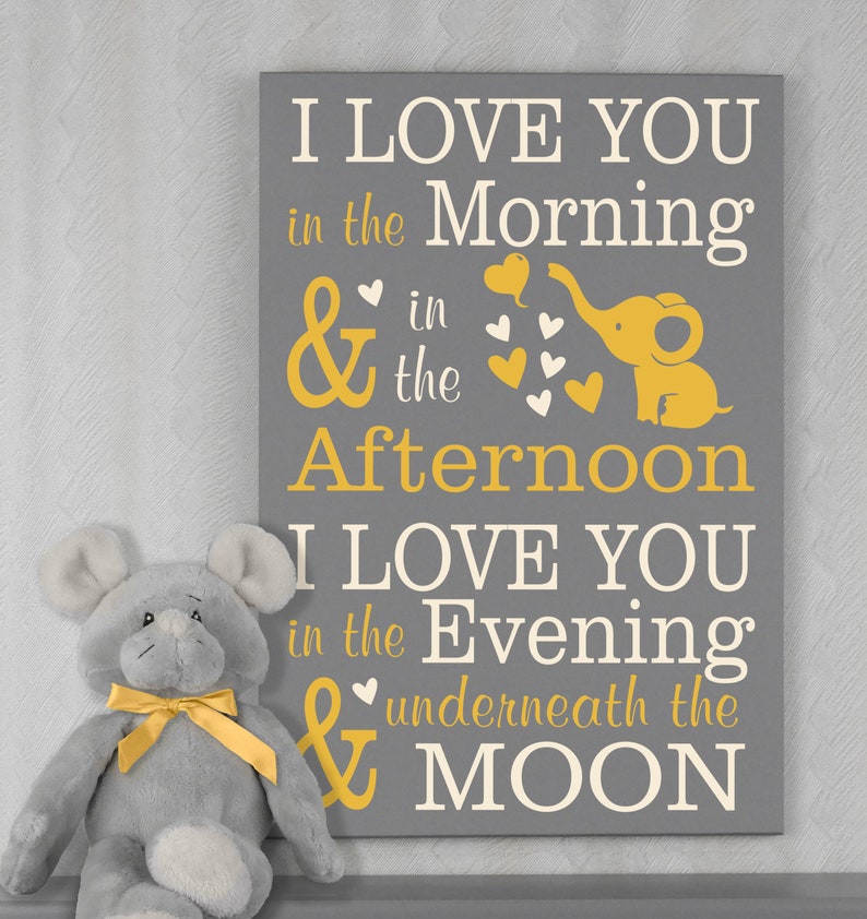 Baby Wall Decor Elephant Nursery Decor Boy Blue Elephant | Etsy