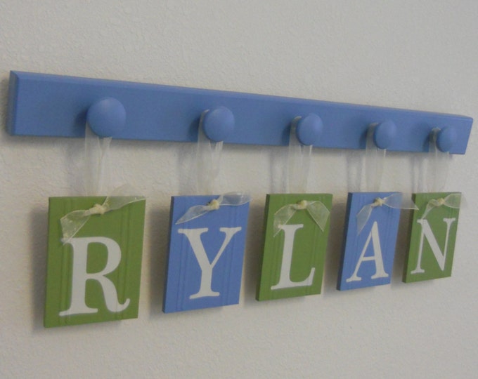 Custom Nursery Letters Baby Name Wall Hanging Personalized Etsy