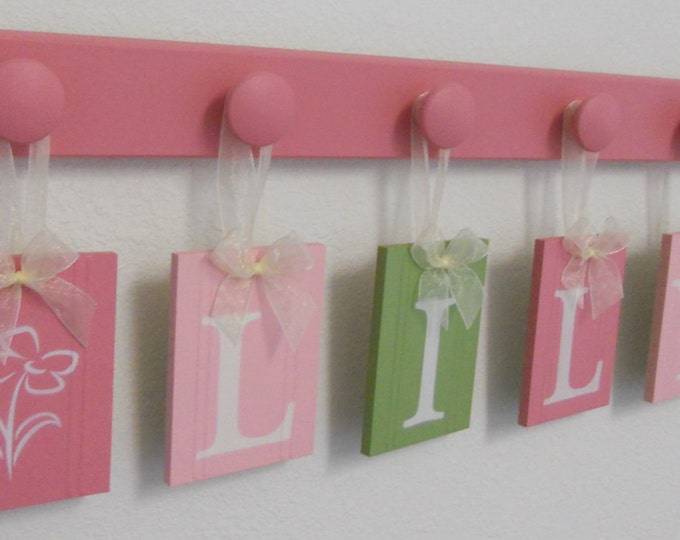 Baby Nursery Wall Art Name Sign. Set Includes Babies Name LILY Etsy