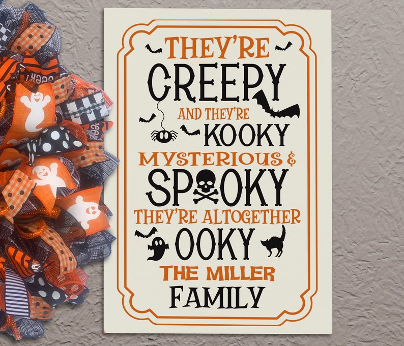 They're Creepy and They're Kooky Mysterious and | Etsy