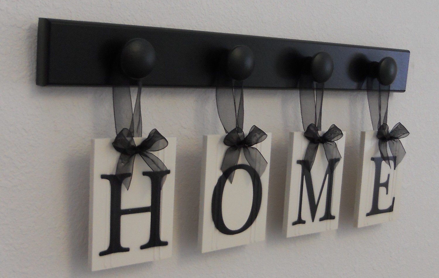 HOME Sign Home Decor Wood Words Sign Wall Hanging Sign Etsy