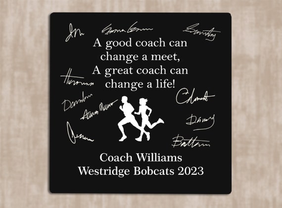 CROSS COUNTRY Coach Gift a Good Coach... Sign-able - Etsy