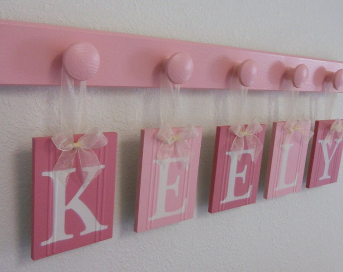 Baby Nursery Wall Letters Wood Hanging Sign for Princess KEELY Etsy