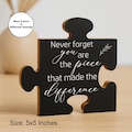 Personalized Puzzle Piece: Gifts for Boss, Mentor Thank You, Farewell Coworker Keepsake