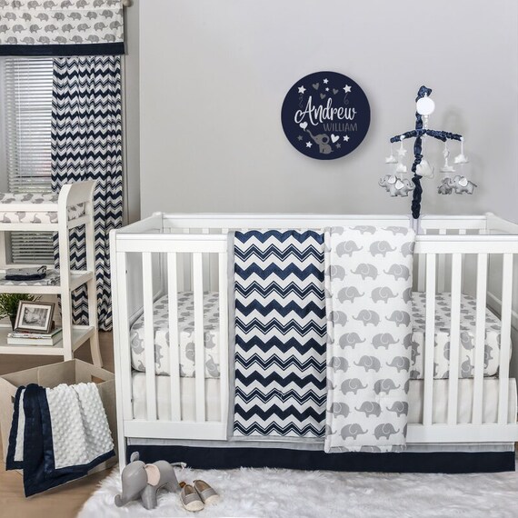 Elephant Nursery Decor Boy Panneau De Nom Delephant Etsy Canada