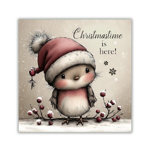 Winter Whimsy Christmas Magnet Set | Handmade Holiday Fridge Decor ...