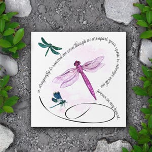 Dragonfly Memorial Plaque: Sentimental Garden Gift