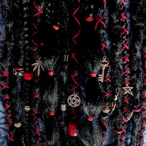 Clip in Dreads single colour