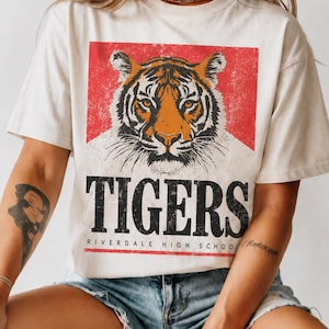 Comfort Colors School Mascot Shirt: Custom School Spirit Wear Tshirt, Game Day Tee, Personalized Mascot Team Shirt, Football Season Shirt