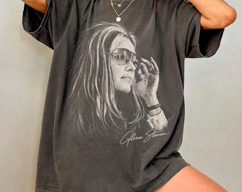Gloria Steinem Shirt, Feminist Icon Tee, Women's Rights Comfort Colors Shirt, Feminist Activist T-Shirt, Women's History Gift