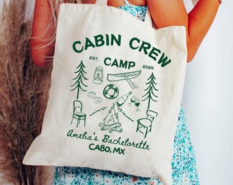 Lake Bachelorette Party Tote Bag: Custom Girls Trip Favor