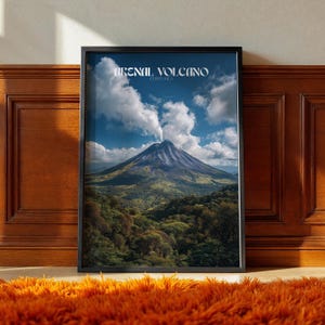 Arenal Volcano Print: Costa Rica Jungle Landscape Photography