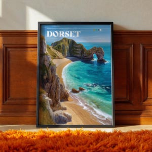 Durdle Door England Print: Jurassic Coast Seaside Photography