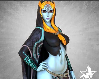 Midna (Midona) Figurine – True Form (Adult) | The Legend of Zelda: Twilight Princess - Height: 22cm - High-Quality 3D Printed Resin
