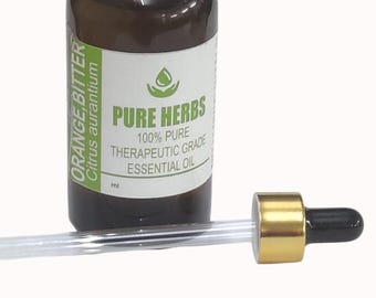 Bitterorange (Citrus aurantium L.) Reines und natürliches Glas für ätherisches Öl in therapeutischer Qualität