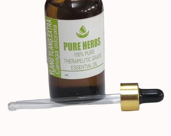 Ylang Ylang Extra (Cananga odorata) Pure & Natürliches Glas für ätherisches Öl in therapeutischer Qualität
