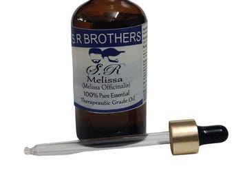 Aceite esencial puro y natural de grado terapéutico de melisa (Melissa officinalis)