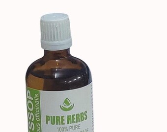 Huile essentielle d'hysope (Hysopus officinalis) pure et naturelle de qualité thérapeutique