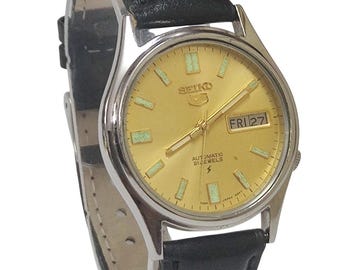 Vintage SEK  Automatic Movement Analog Date Dial Wrist Watch For Men