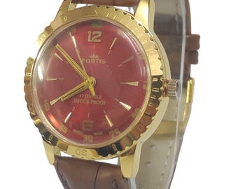 Vintage SEK  Automatic Movement Analog Date Dial Wrist Watch For Men EM1