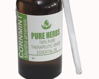 Cornmint (Mentha arvensis L.) Pure & Natürliches Glas für ätherisches Öl in therapeutischer Qualität