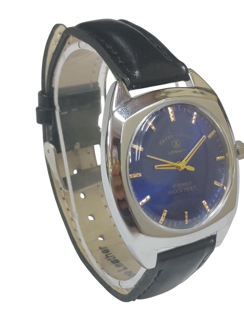 Relógio de pulso masculino vintage SEK com movimento automático, mostrador analógico e data FL20 imagem 1