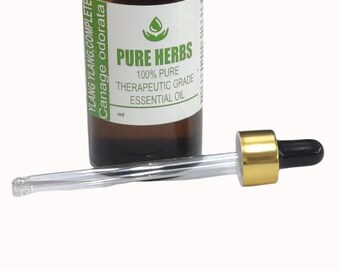Ylang Ylang Complete (Cananga odorata) Pure & Natural Therapeutic Grade Essential Oil Glass