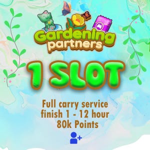1 SLOT Gardening Partners - MONO_POLY_GO Event Full Carry Service 80k Point Special!!!