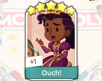 Monopoly_Go - Ouch! - 5 STARS Stickers [Set 23] Ever After Cards mogo !!!