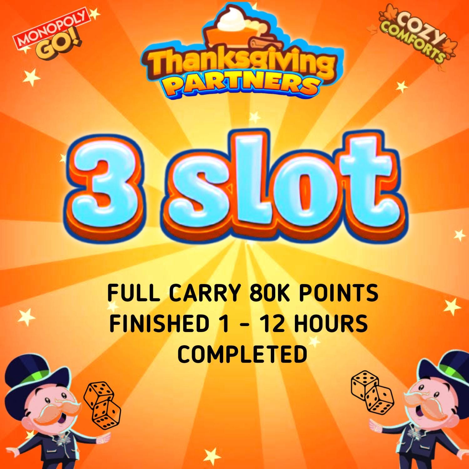 Fall Feast Monopoly Go 🎲 Découvrez Les Récompenses - Foto 9