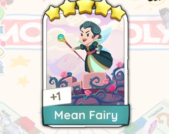 Mean Fairy | Monopoly_Go - 5 STAR Stickers - [Set 23] Ever After mogo !!!