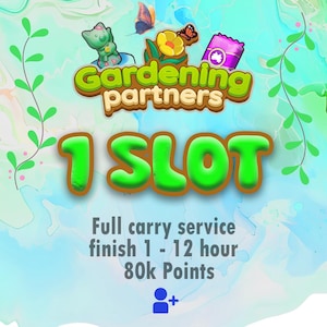 Gardening Partners 1 SLOT - MONOPOLY_GO Partners Full Carry Service