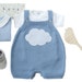 T MONFORT reviewed Knitted baby overalls, knitted baby romper, baby outfit, knitted overalls, baby gift, knit baby jumpsuit, baby clothes, 100% cotton.