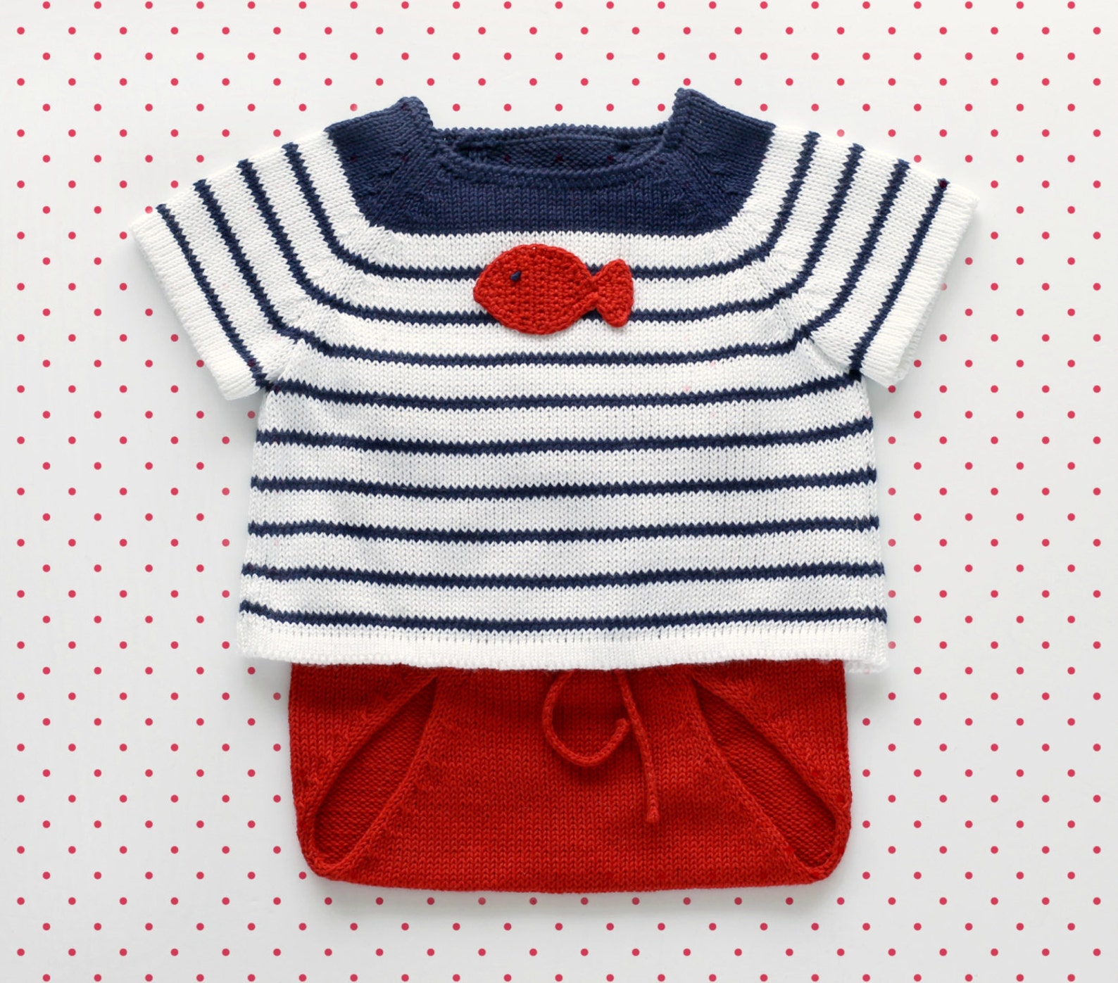 Knitted newborn outfit knitted baby set baby sweater Etsy