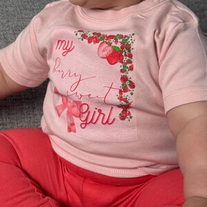 My Berry Sweet Girl Baby T-Shirt, cute T-shirt for babies and toddlers, girls