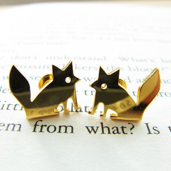 Mr Fox earrings