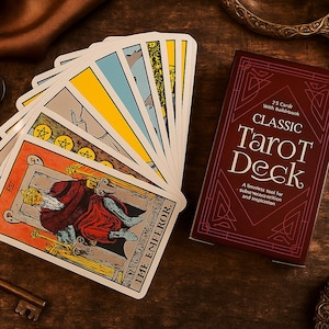Classic Tarot Deck: Beginner Friendly Tarot Cards for Learning & Personal Growth