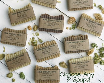 Beer Soap, Beer Gift, Gift for Him, Gift for Her, Homemade Soap, Artisan Soap, Beer Soap Gift Set, Beer Lover Gift, Valentine's Gift Ideas